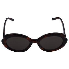 Gafas de sol slim ovaladas mini en acetato carey marrón Loewe Castaño Roja