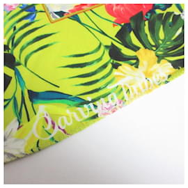 Autre Marque-Carving Tribes Grace Continental Tropical Scarf Scarf (Limited)-Multiple colors,Yellow