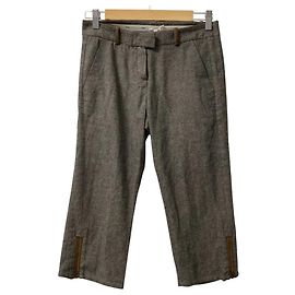 Chloé Chloe Herringbone Pants Brown