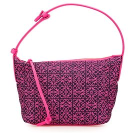 Loewe Anagram Cubby Bag - Small Handbag in Pink Pink