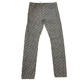 Jeans Christian Dior in cotone blu Blu
