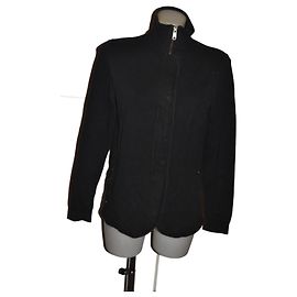 Giacca in pile nera Woolrich Nero