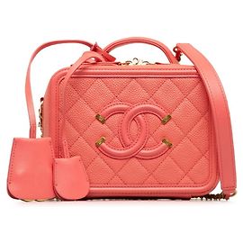 Bolsa CHANEL Matelassé Coco Mark CC Rosa