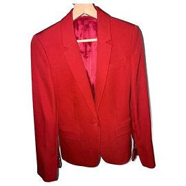Blazer rojo de lana Givenchy Roja