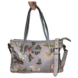 Gucci Handbag Light Blue Printed Canvas Light blue