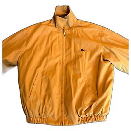 Giacca Burberry Senape in Cotone da Uomo Senape