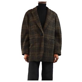 Isabel Marant Etoile Khaki Gesina Karojacke - Größe UK 6 Grün