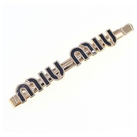 Grampo de cabelo Miu Miu 5IF146 Preto