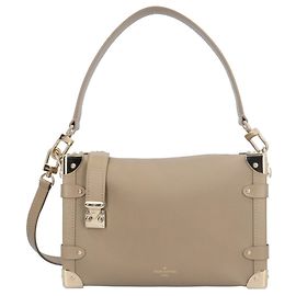 Borsa a Spalla Side Trunk MM Louis Vuitton Beige Taupe