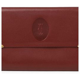 Cartera Tri-Fold Must de Cartier en Burdeos Burdeos