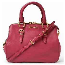 Bolsa de ombro/bolsa Miu Miu 2 em 1 em rosa Rosa
