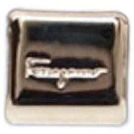 Chaveiro de couro preto Salvatore Ferragamo Preto