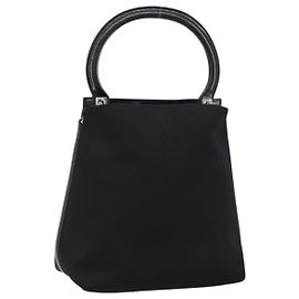 Salvatore Ferragamo Vintage Handbag Nylon Black