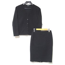 S Max Mara Wool 2way Set Up Black