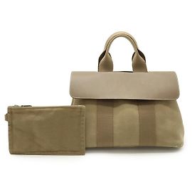 Sac à main Toilachevron PM Valparaiso d'Hermès Marron Taupe