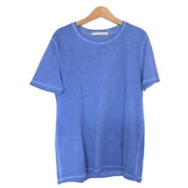 T-shirt in cotone a maniche corte Acne Studios Blu