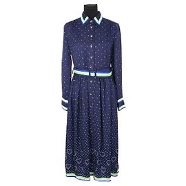 Lk Bennett Robe bleue Bleu