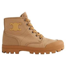 Céline Botas de Cadarço Marrom Marrom