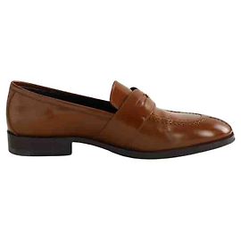 Céline Mocassins en cuir marron Marron