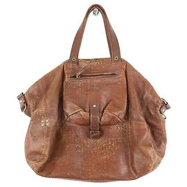 Jerome Dreyfuss Cabas en cuir marron Marron