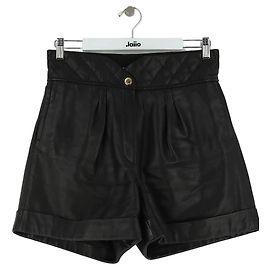 Sandro Leder Shorts Schwarz Schwarz
