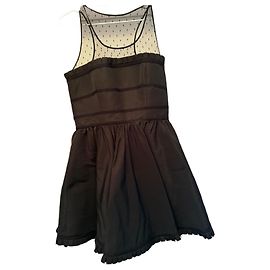 Valentino Garavani Mini Kleid Schwarz Polyester Schwarz