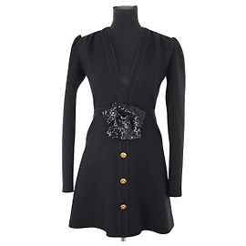 Abito Giambattista Valli in lana nera Nero