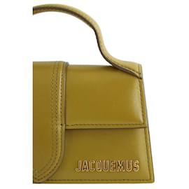 Jacquemus-Mini Le Bambino bag in khaki leather-Khaki
