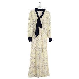 Lk Bennett Vestido de seda amarillo Amarillo