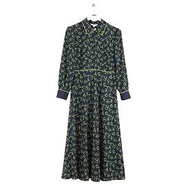 Lk Bennett Blue silk dress Blue