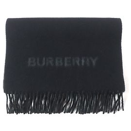 Reversible 100% Kaschmir Schal von Burberry Schwarz