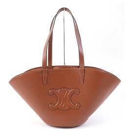 Céline Sac à main Celine Cuir Triomphe Coufun Medium Autre