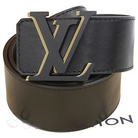 Louis Vuitton LV Optic Reversible Belt Black Dark grey