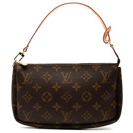 Pochette Accessoires Monogramma Marrone Louis Vuitton Marrone