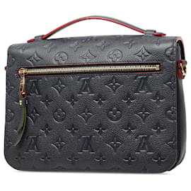 Louis Vuitton-Louis Vuitton Blue Monogram Empreinte Pochette Metis-Blue,Navy blue