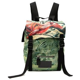Valentino Grüner Roger Dean Roter Drachen Nylon Rucksack Grün