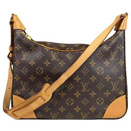 Sac à épaule Boulogne 30 Monogram Louis Vuitton Marron