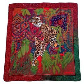 Christian Dior foulard vintage in seta Multicolore