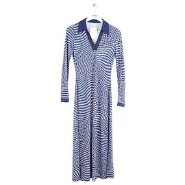 Robe Brigitte en jersey bleue Lk Bennett en viscose Bleu