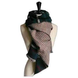 Autre Marque-Immense multicolored stole with new tag-Navy blue