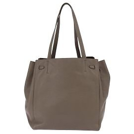 Céline Cabas Phantom de couro Celine Marrom