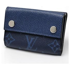 Portefeuille Compact Discovery Louis Vuitton Bleu