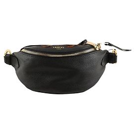 Lancel Brown leather fanny pack Brown