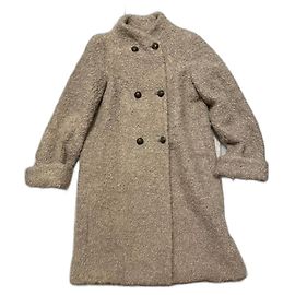 Max Mara INTREND wool mohair alpaca coat grey Grey
