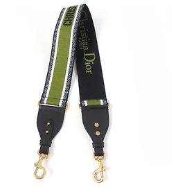 Christian Dior Multicolored Canvas and Leather Shoulder Strap Multiple colors