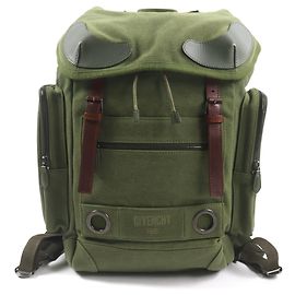 Mochila militar masculina em caqui com cordão de ajuste Givenchy Caqui