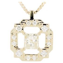 Colar de Diamante Tasaki Au750 Dourado