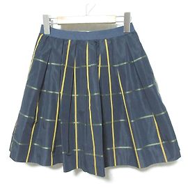 Gonna a quadri Burberry Blue Label Blu Blu navy