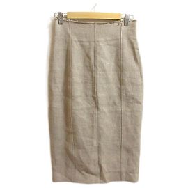 Autre Marque Leinenrock Whim Gazette Beige