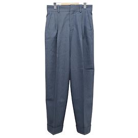 Chloé Calça larga de lã listrada Chloe Outro